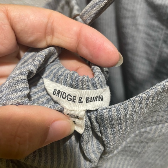 Bridge & Burn Otto Seersucker Jumpsuit - Picture 4 of 7